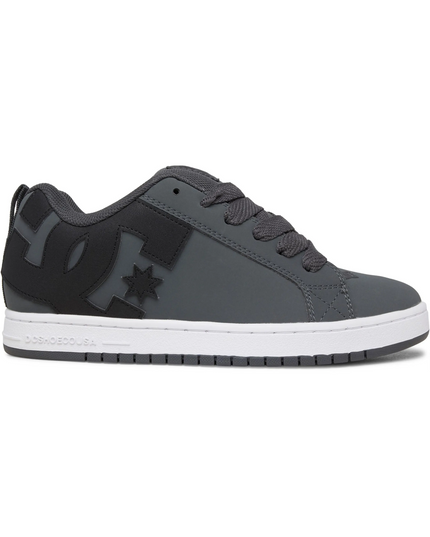 Zapatillas unisex DC Shoes Court Graffik en color gris y negro