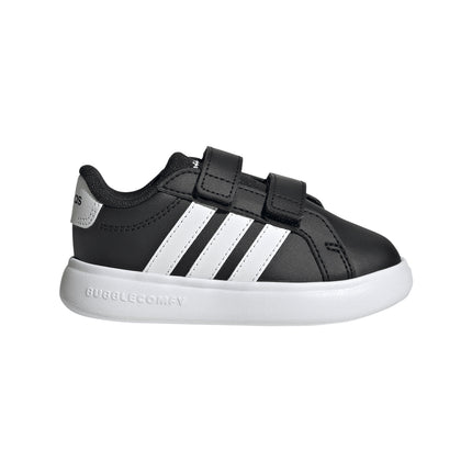 Zapatilla Adidas Grand Court 3.0 Bubble Cf en color negro blanco.