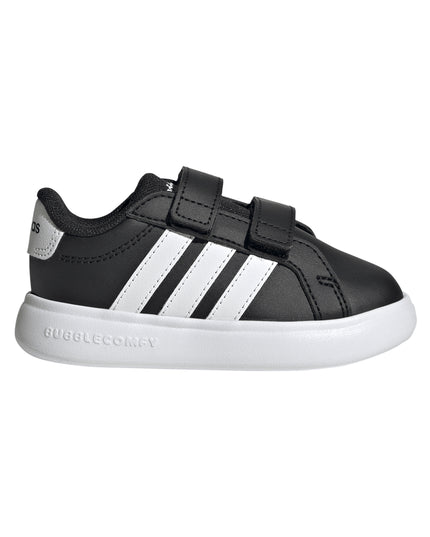 Zapatilla Adidas Grand Court 3.0 Bubble Cf en color negro blanco.