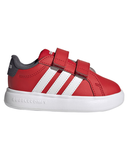 Zapatilla Adidas Grand Court 3.0 Bubble Cf en color escarlata.