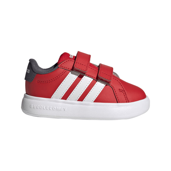 Zapatilla Adidas Grand Court 3.0 Bubble Cf en color escarlata.