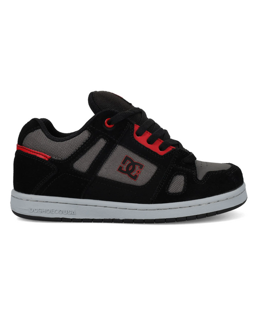 Zapatillas infantiles DC Shoes Stag en color negro y gris