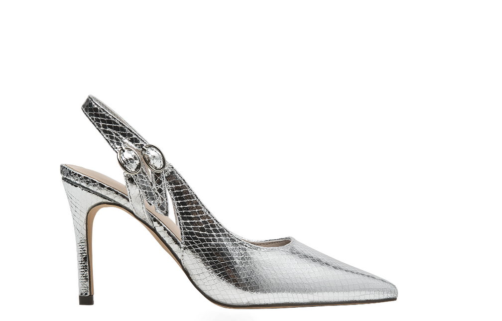 Zapato BRUNO ROSSI en color plateado