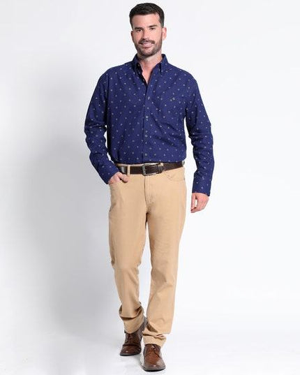 CAMISA KOTTING FRANELA REGULAR FIT ESTAMP. - MAWI