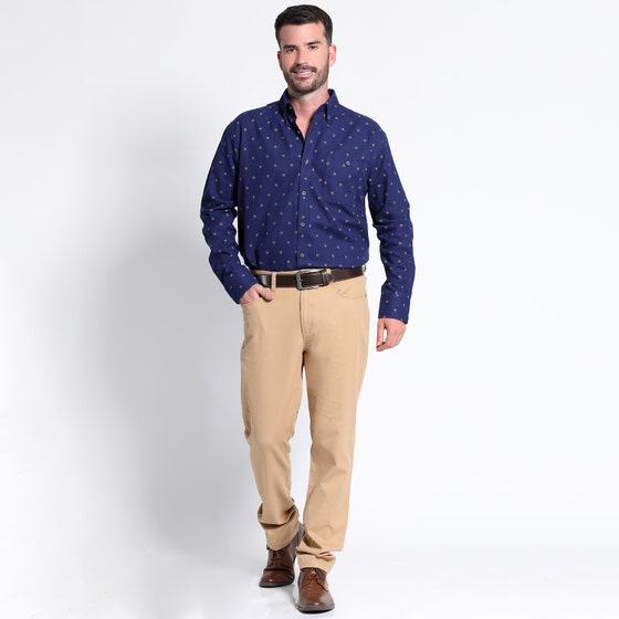 CAMISA KOTTING FRANELA REGULAR FIT ESTAMP. - MAWI