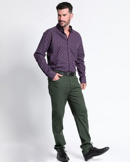 CAMISA KOTTING FRANELA REGULAR FIT ESTAMP. - MAWI
