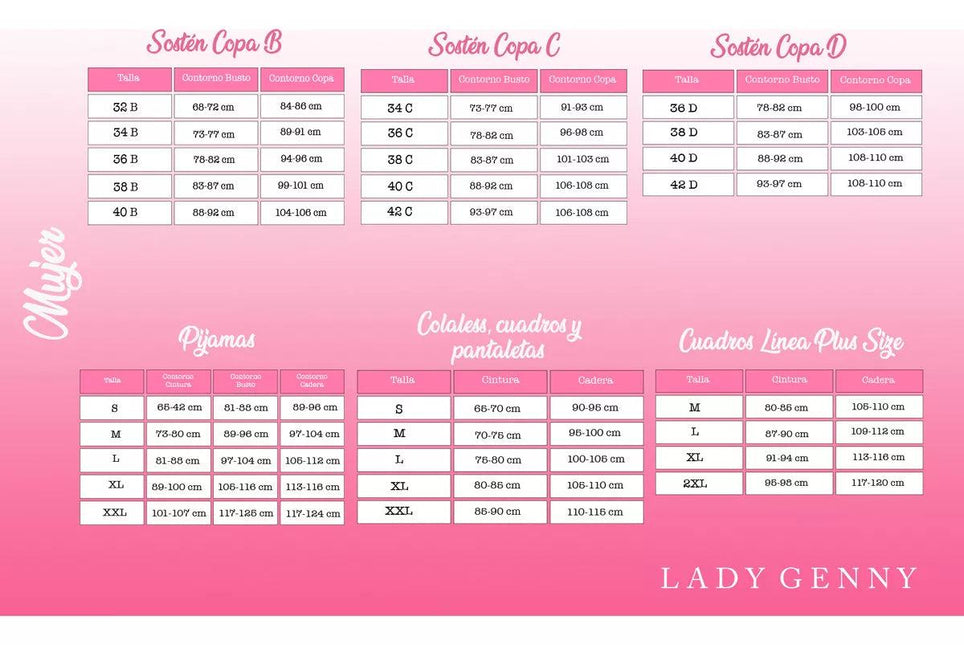 COLALESS LADY GENNY MICROFIBRA Y ENCAJE - MAWI