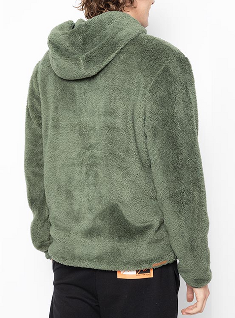 POLERON MORMAII SHAGGY MELANGE FULL ZIPPER