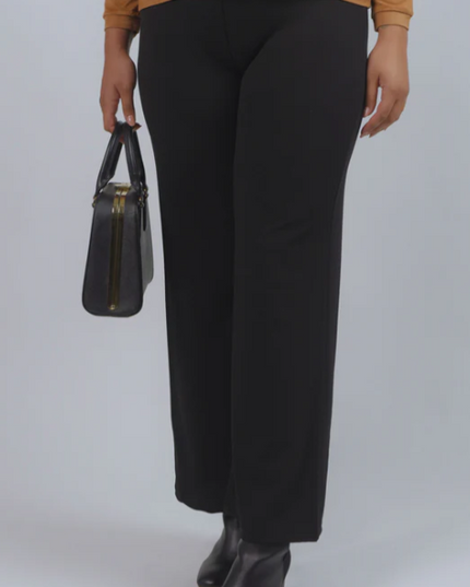 PANTALON GIVE CLASICO FLARE LISO