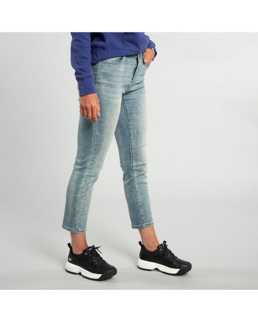 JEANS CAT SYMBOL HIGH RISE STRAIGHT - MAWI