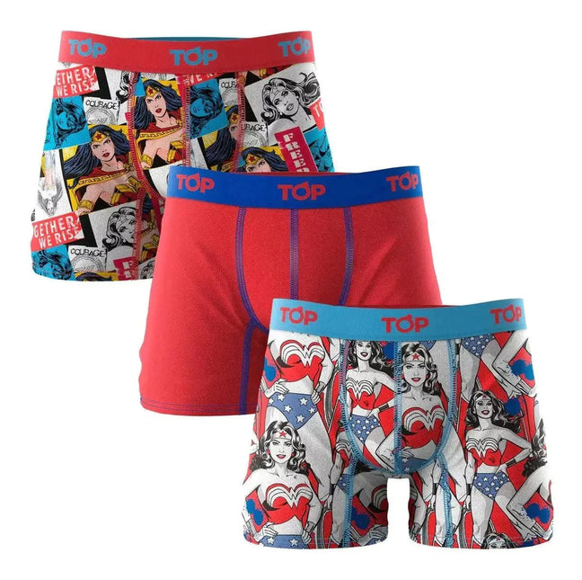 PACK 3 BOXER TOP ALGODÓN DC COMICS