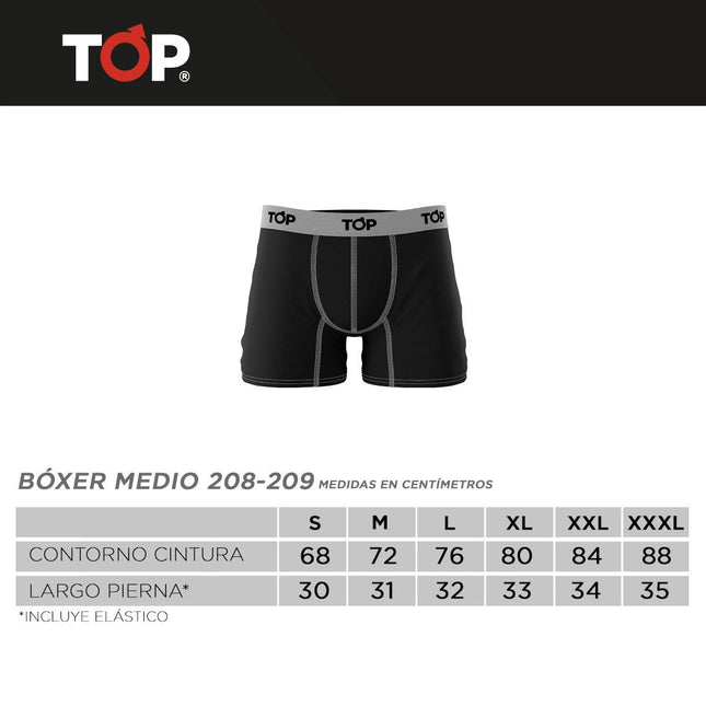 PACK 3 BOXER TOP ALGODÓN KPOP ENERGY - MAWI