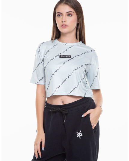 POLERA ZOO YORK M/C CROP QUANT