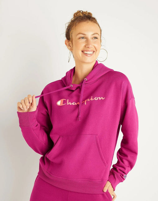 POLERON CHAMPION POWERBLEND RELAXED HOODIE