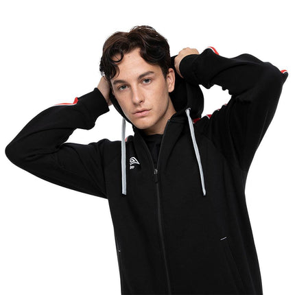 POLERON UMBRO HOODIE FULL ZIP STRIPE - MAWI