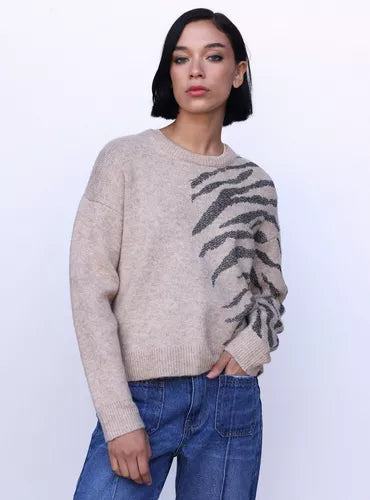 SWEATER FOSTER ANIMAL LUREX - MAWI