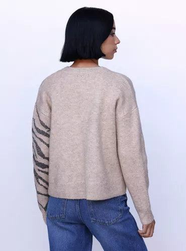 SWEATER FOSTER ANIMAL LUREX - MAWI