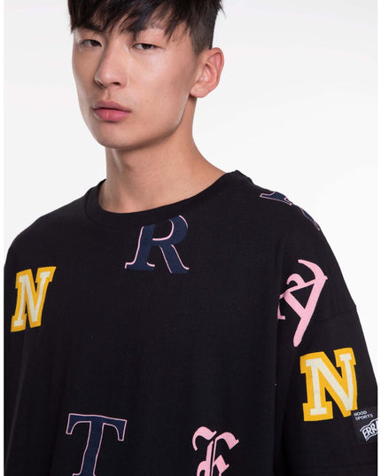 POLERA ERRANTE M/C ALPHABETHIC