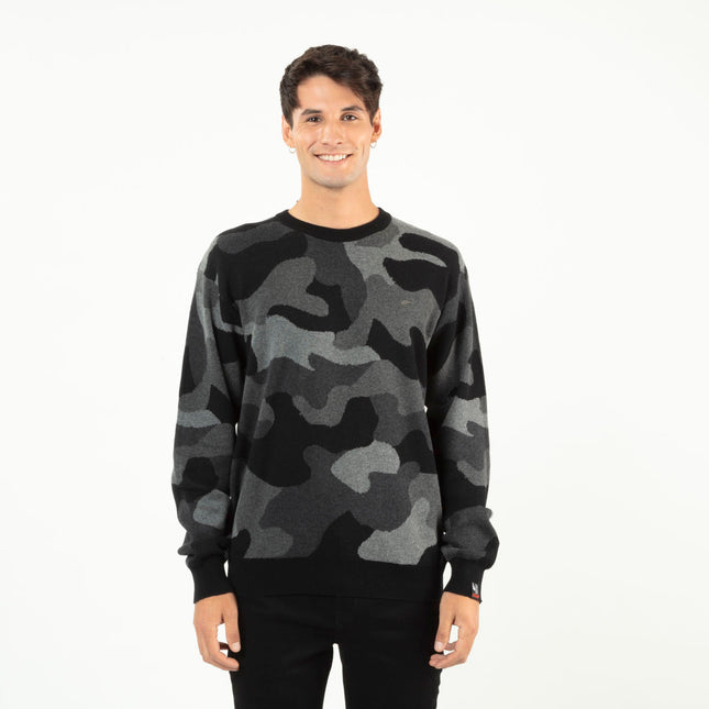 SWEATER ELLUS CREW NECK JACQUARD OVERSIZE