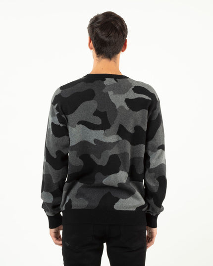 SWEATER ELLUS CREW NECK JACQUARD OVERSIZE