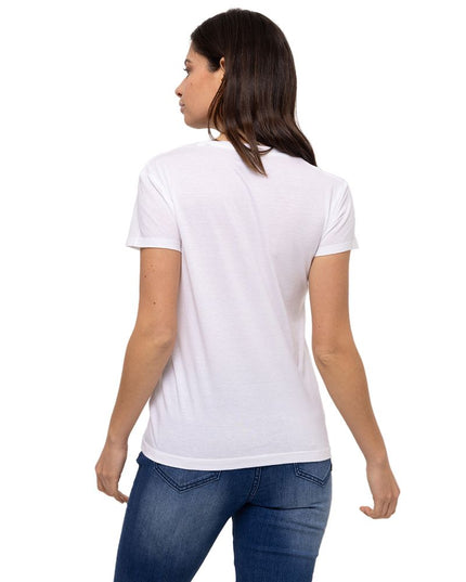 POLERA CAT SCRIPT V-NECK TEE