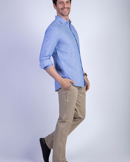 PANTALON FEROUCH TWILL WITHOUT PLEATS L/33