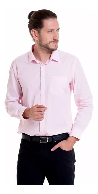 CAMISA POTROS LISA SLIM FIT