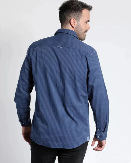 CAMISA POTROS JACQUARD CUELLO ITALIANO - MAWI