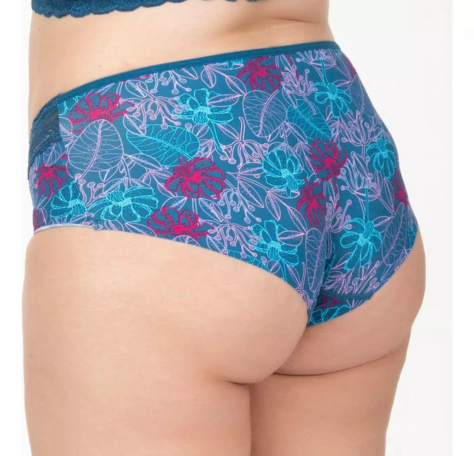 CALZÓN LADY GENNY MICROFIBRA Y ENCAJE - MAWI