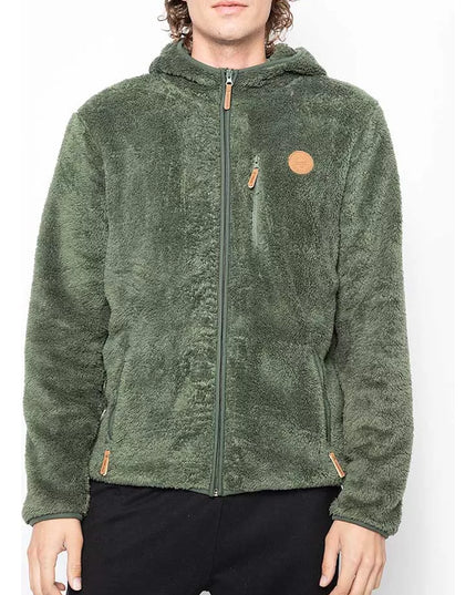 POLERON MORMAII SHAGGY MELANGE FULL ZIPPER