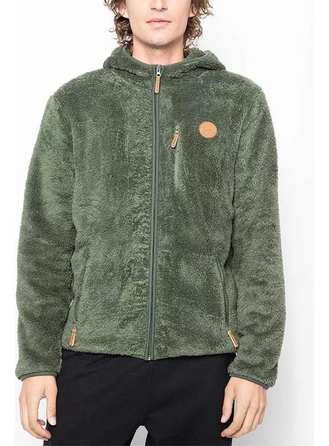 POLERON MORMAII SHAGGY MELANGE FULL ZIPPER