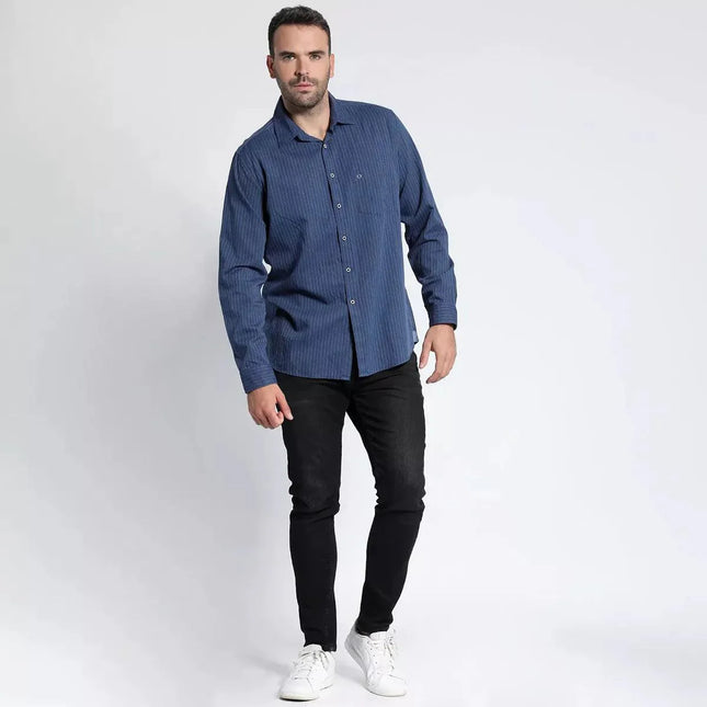 CAMISA POTROS JACQUARD CUELLO ITALIANO - MAWI