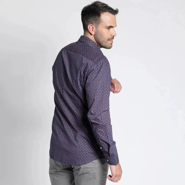 CAMISA POTROS TRAVIRA ESTAMPADA SPANDEX - MAWI