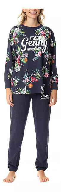 PIJAMA LADY GENNY COTTON ESTAMPADO - MAWI