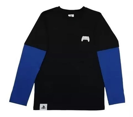 POLERA PLAYSTATION PLAY GAME NIÑO
