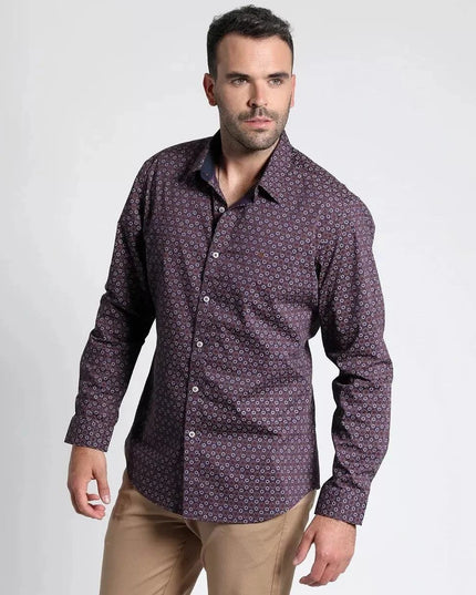 CAMISA POTROS TRAVIRA ESTAMPADA SPANDEX - MAWI