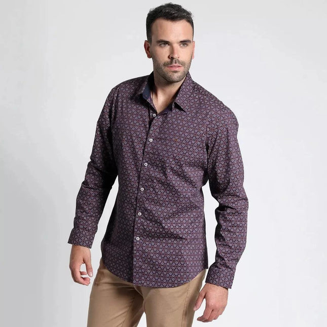 CAMISA POTROS TRAVIRA ESTAMPADA SPANDEX - MAWI