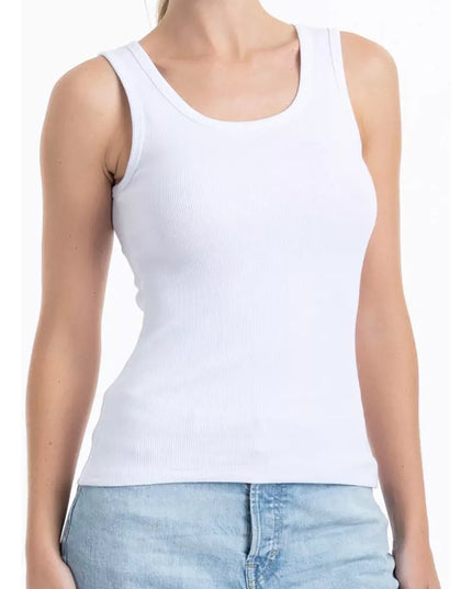 CAMISETA LADY GENNY COTTON RIB SIN MANGA