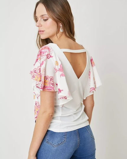 POLERA GIVE ESTAMPADA