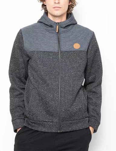 POLERON MORMAII FULL ZIPPER W/HOOD AND UPPE