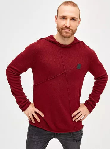 SWEATER J.J.O MINI BOUCLE CAPUCHON Y CORTES
