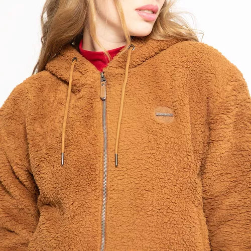 POLERON IL GIOCO SHERPA HOODIE OVERSIZE