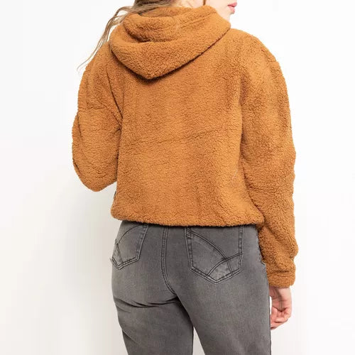 POLERON IL GIOCO SHERPA HOODIE OVERSIZE