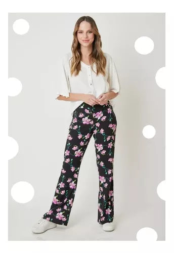 PANTALON GIVE ESTAMPADO FASHION CIERRES