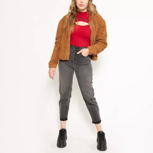 POLERON IL GIOCO SHERPA HOODIE OVERSIZE