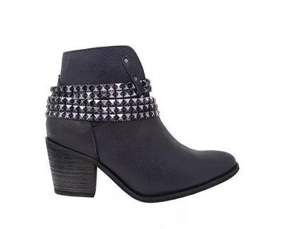 BOTIN EXS CUERO C/ CORREAS BRILLANTES