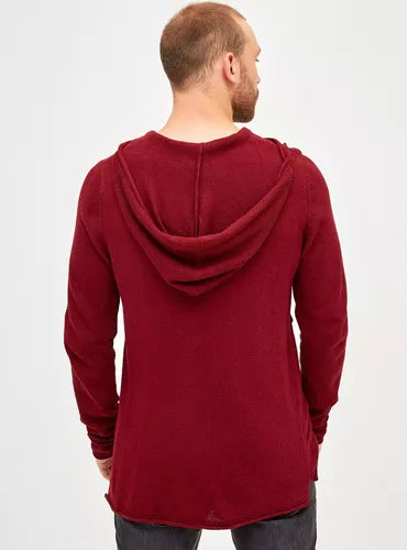 SWEATER J.J.O MINI BOUCLE CAPUCHON Y CORTES