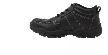 BOTIN PLUMA CUERO C/ CORDONES NIÑO