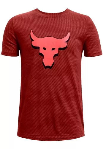 POLERA UNDER ARMOUR PROJECT ROCK CAMO NIÑO