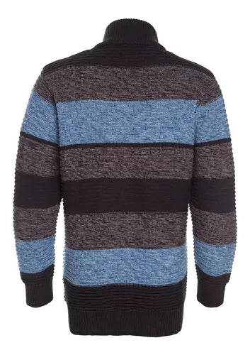 SWEATER POTROS HALF BUTTON